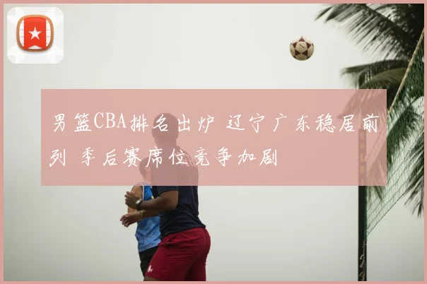 男篮CBA排名出炉 辽宁广东稳居前列 季后赛席位竞争加剧