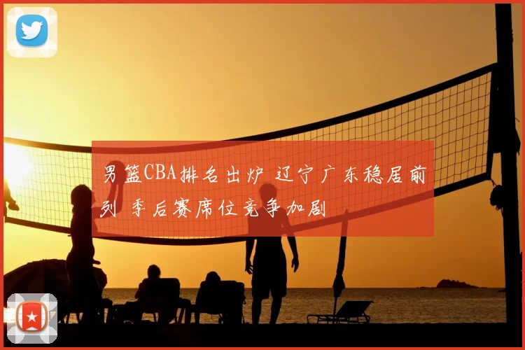 男篮CBA排名出炉 辽宁广东稳居前列 季后赛席位竞争加剧