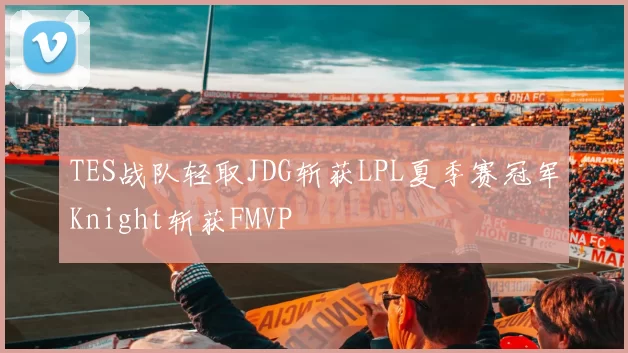 TES战队轻取JDG斩获LPL夏季赛冠军Knight斩获FMVP